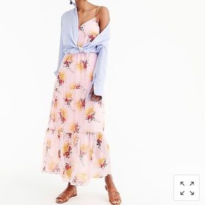 JCrew Mercantile tiered maxi dress